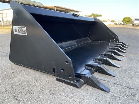 10 ft skid steer bucket|heavy duty skid steer bucket.